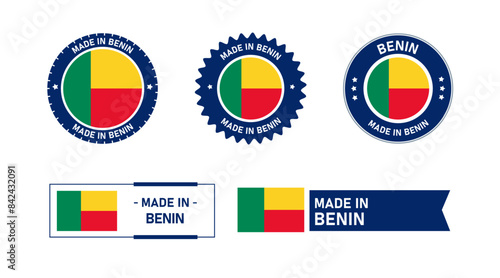 Benin flag, Made in Benin. Tag, Seal, Stamp, Flag, Icon vector Free Download Benin flag, Made in Benin. Tag, Seal, Stamp, Flag, Icon vector - GFXLoad