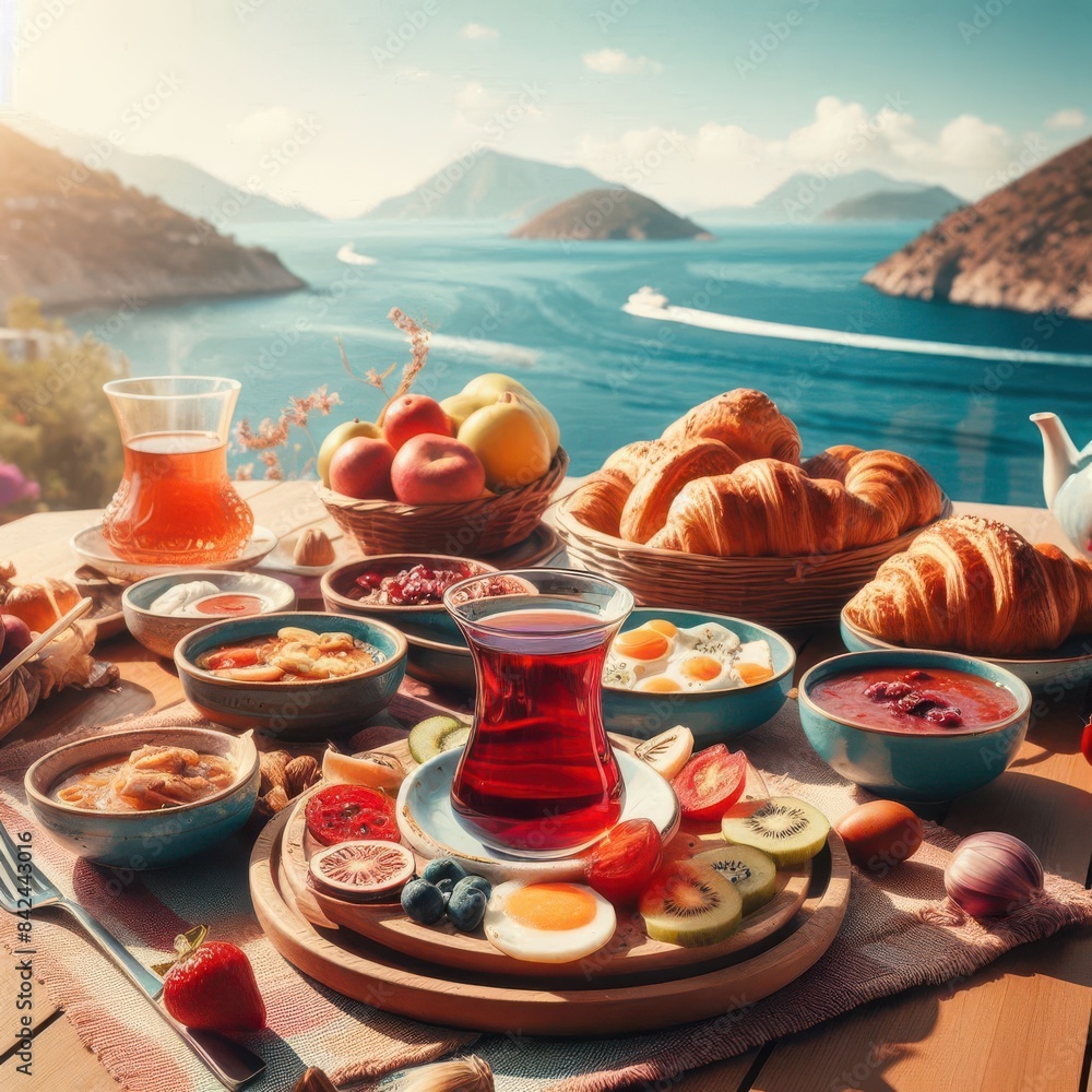 Turkish Delight: Savor a traditional Turkish breakfast with ruby red ...