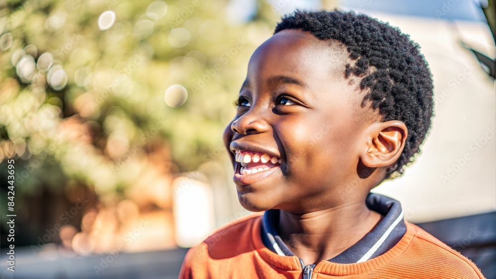 Portrait of a joyful boy. Portrait of a joyful boy.