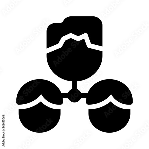 colleague glyph icon