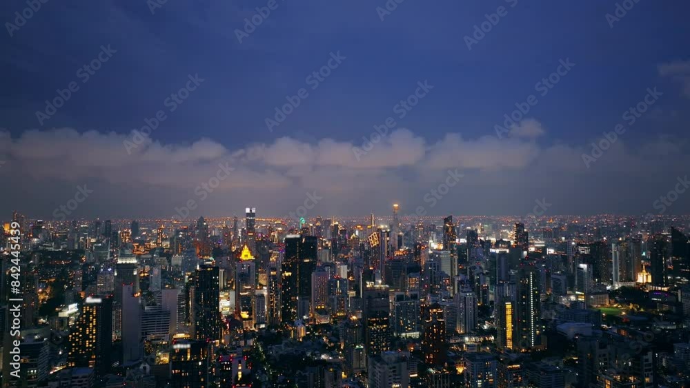 large thunder storm in Bangkok Thailand at night. Impressive thunderstorm with lightning. large thunder storm in Bangkok Thailand at night. Impressive thunderstorm with lightning.