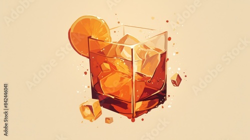 Check out this cool 2d icon of a forbidden alcohol sign