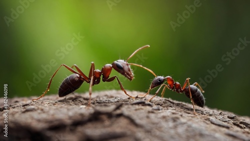 Ants Communicating Danger Through Alarm Pheromones and Signals  © Avalon