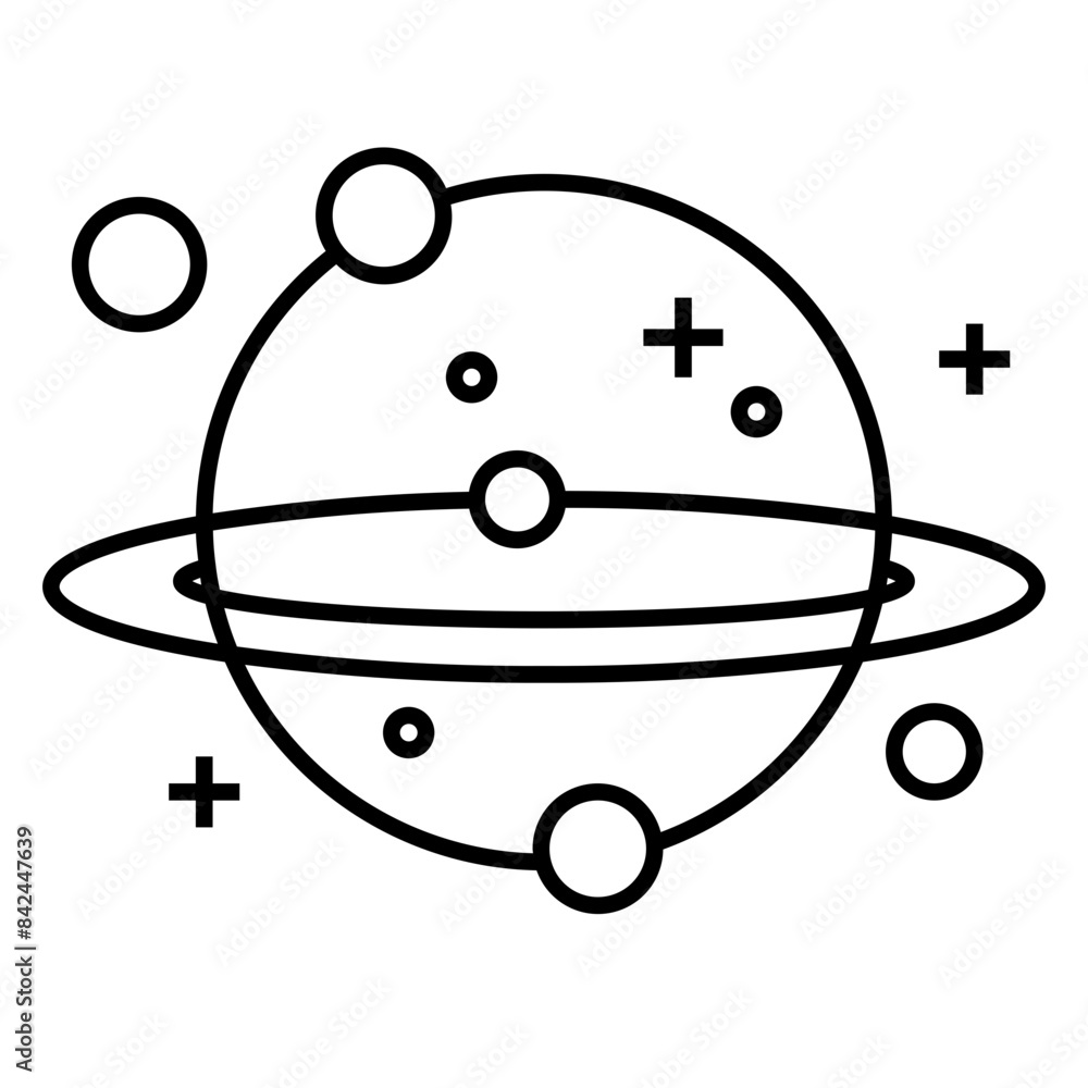 Fototapeta premium saturn planet