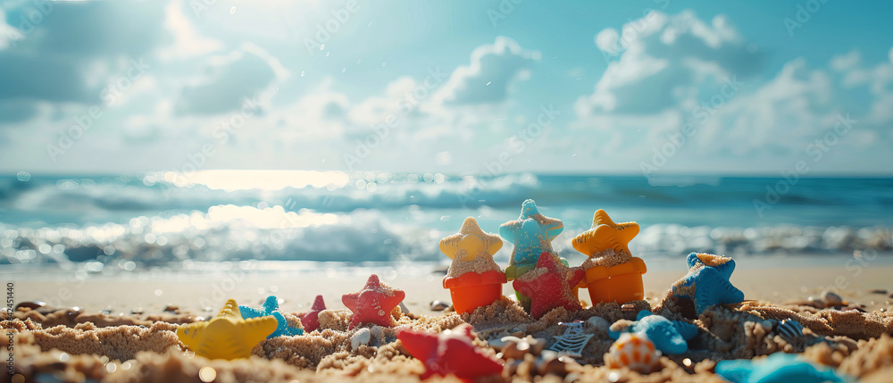 The beach in the photo has bright sunshine and waves crashing onto the shore. The sand is soft and warm. The toys come in many colors and are fun to play with. The beach in the photo has bright sunshine and waves crashing onto the shore. The sand is soft and warm. The toys come in many colors and are fun to play with.