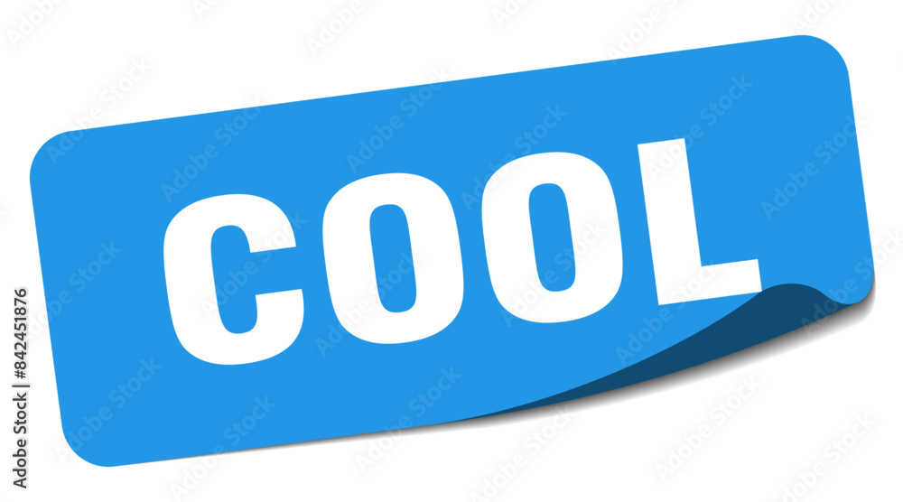 cool sticker. cool label cool sticker. cool label