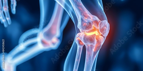 Anatomy of an inflamed joint with arthritis An informative image. Concept Medical Illustration, Inflamed Joint, Arthritis, Anatomy Diagram, Education