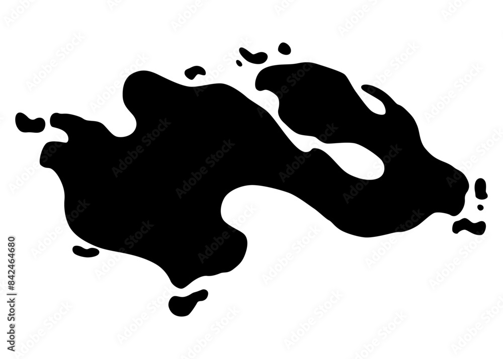 Paint blot. Creative isolated paint brush stroke or spot. Ink smudge abstract shape stain texture. Grunge design element Paint blot. Creative isolated paint brush stroke or spot. Ink smudge abstract shape stain texture. Grunge design element