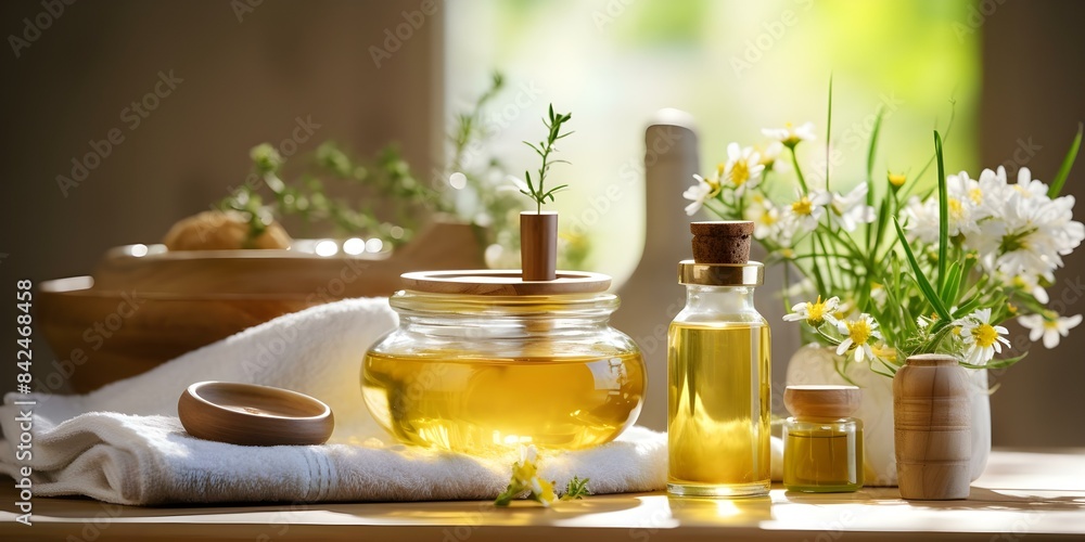 Essential skincare products for antiaging relaxation hygiene and wellness. Concept Skincare Routine, Antiaging Products, Relaxation Techniques, Hygiene Essentials, Wellness Practices Essential skincare products for antiaging relaxation hygiene and wellness. Concept Skincare Routine, Antiaging Products, Relaxation Techniques, Hygiene Essentials, Wellness Practices