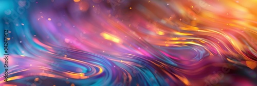 This dynamic and vibrant abstract background with swirling lights is ideal for creative projects and media. Its colorful design is perfect for adding energy and movement to visuals