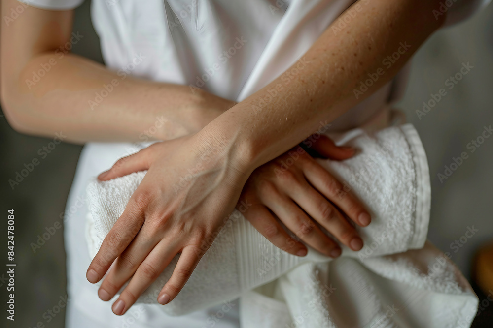 Extremely comfortable spa space with aromatherapy sauna and massage procedures, Generative AI Extremely comfortable spa space with aromatherapy sauna and massage procedures, Generative AI