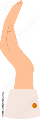 Hand Covering Something