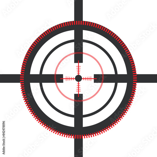 Gun Shooting Target vector
