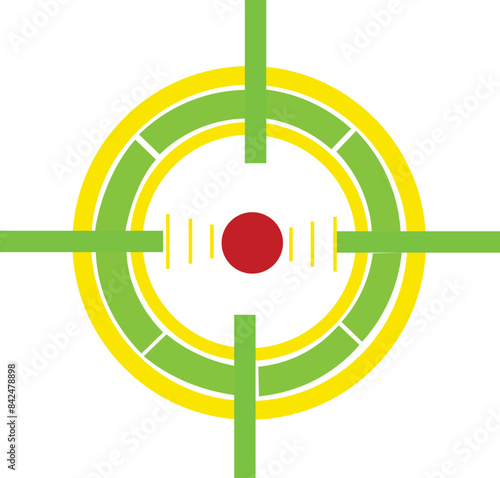 Gun Shooting Target vector