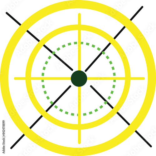 Gun Shooting Target vector