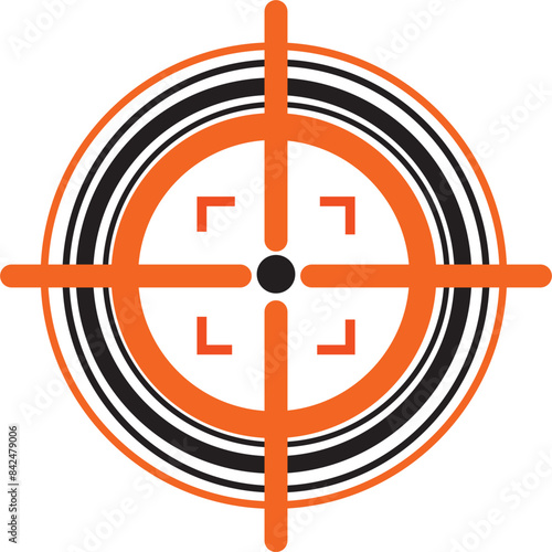 Gun Shooting Target vector