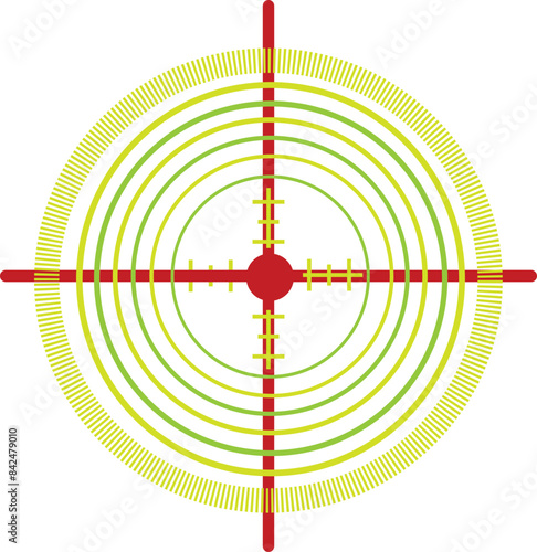 Gun Shooting Target vector