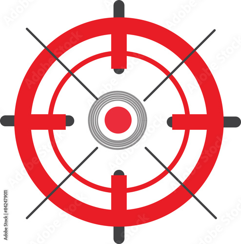 Gun Shooting Target vector