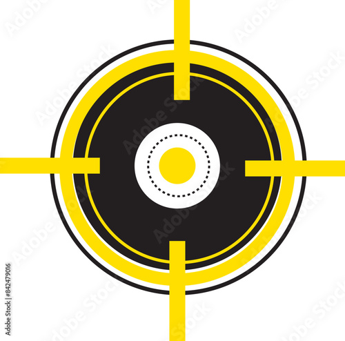 Gun Shooting Target vector