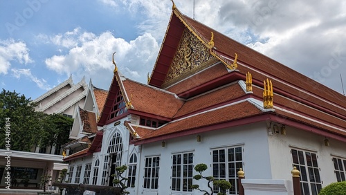 A traditional building in Thailand. Beautiful architecture.