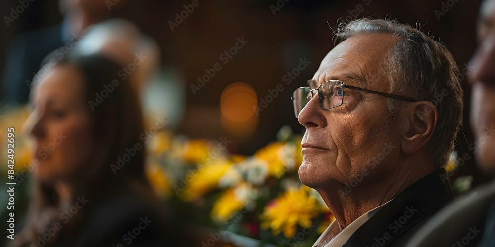 Exploring emotions and memories at a funeral honoring a loved ones life