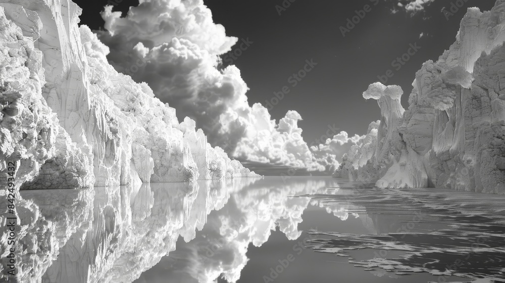 fantasy skies flat design side view surreal water color black and white fantasy skies flat design side view surreal water color black and white