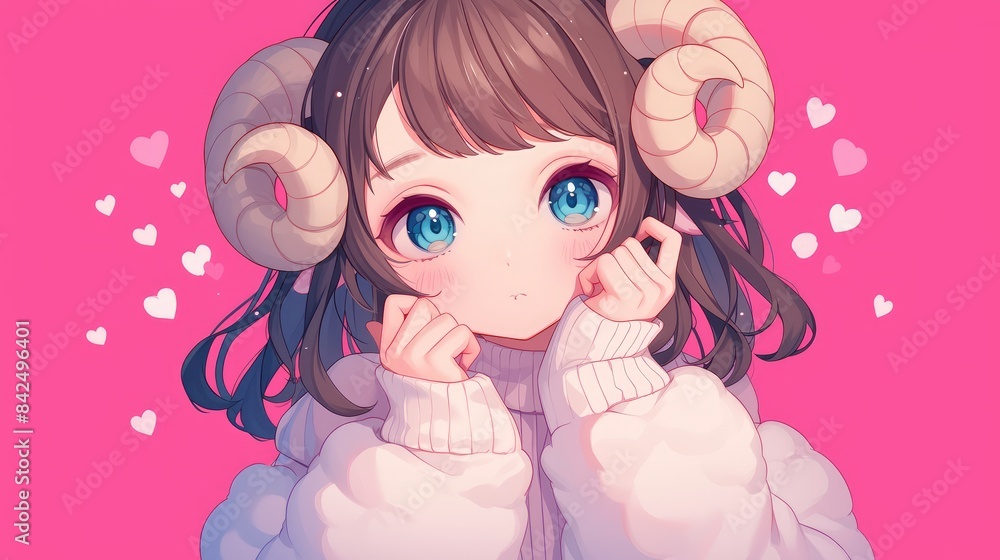 An adorable sheep character icon brings a touch of charm An adorable sheep character icon brings a touch of charm