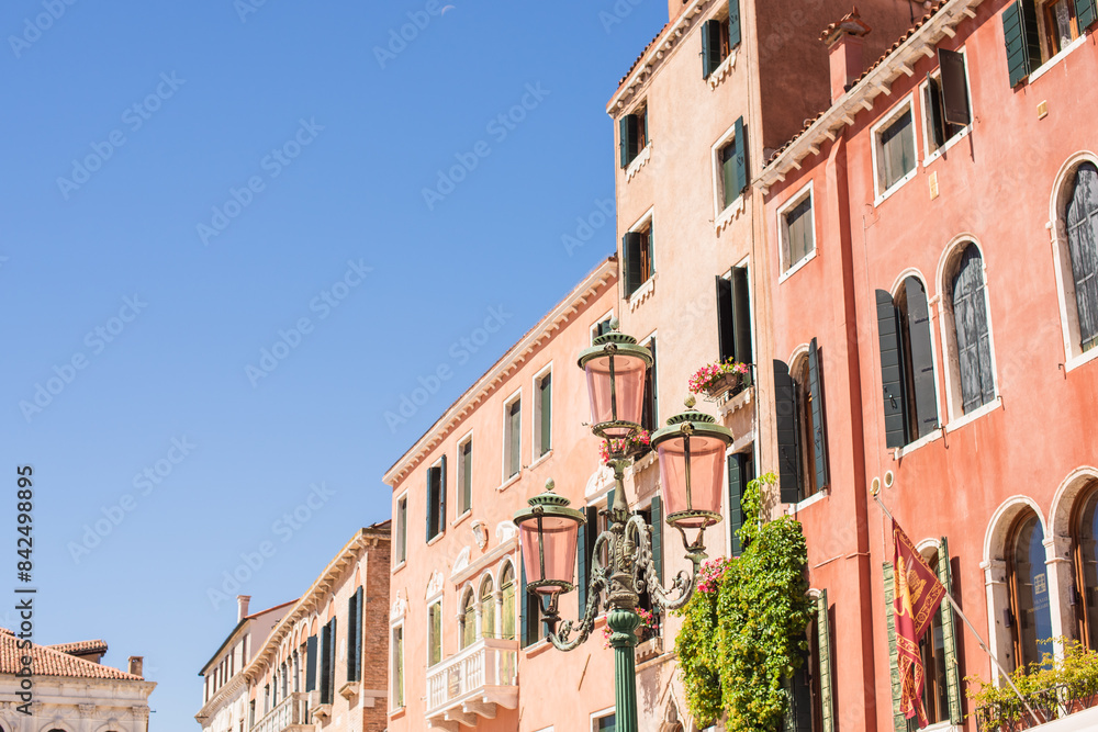 Landscape of Venice views, concept of vacation in Italy. Old part of city center. Ideas for journey. Landscape of Venice views, concept of vacation in Italy. Old part of city center. Ideas for journey.