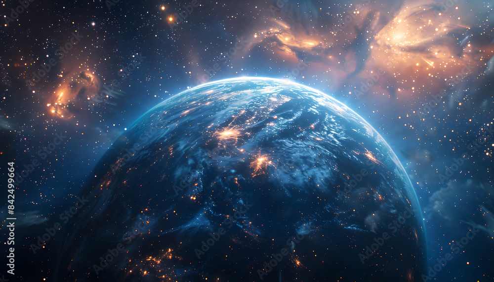 Obraz premium space background