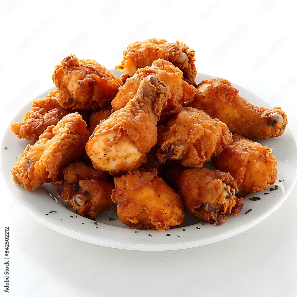 Plate of Fried Chicken Plate of Fried Chicken