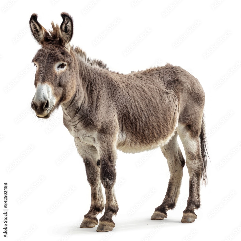 Donkey isolated on white background Donkey isolated on white background