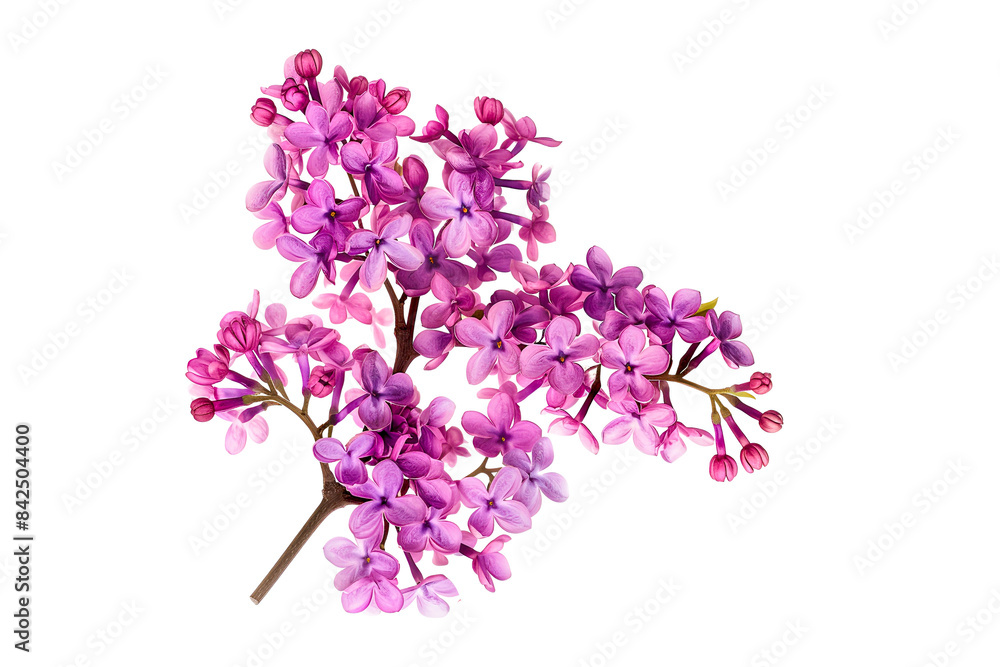 lilac flowers isolated on white lilac flowers isolated on white