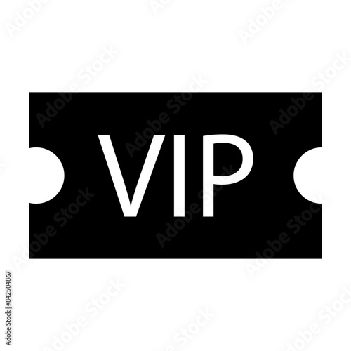 VIP icon vector for graphic design, logo, website, social media, mobile app, UI photo