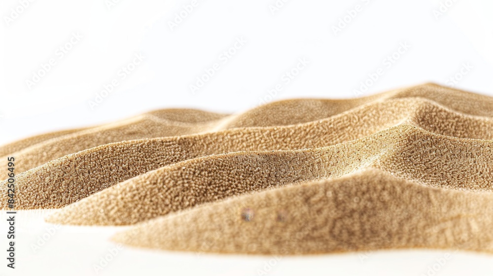 A pile of sand with smooth, flowing curves, set against a white background. The simplicity of the image creates a sense of calm and tranquility, emphasizing natural beauty and serene minimalism.
A pile of sand with smooth, flowing curves, set against a white background. The simplicity of the image creates a sense of calm and tranquility, emphasizing natural beauty and serene minimalism.