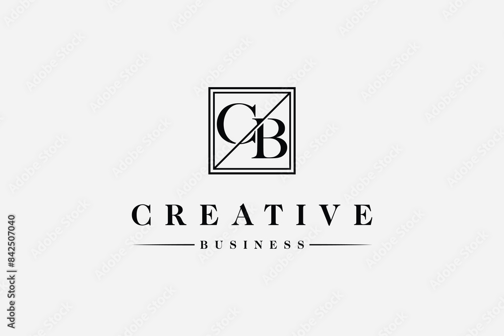 CB letter design logo concept modern premium vector template CB letter design logo concept modern premium vector template