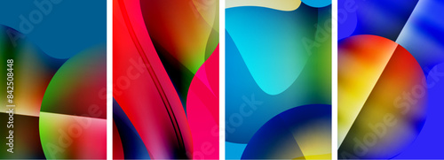 Abstract colors. Abstract backgrounds for wallpaper, business card, cover, poster, banner, brochure, header, website