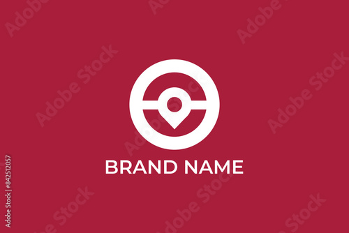 letter C logo, letter C and direction icon logo, letter C travel agency logo, letter C and gps pin logo, letter C and water drop logo, logomark