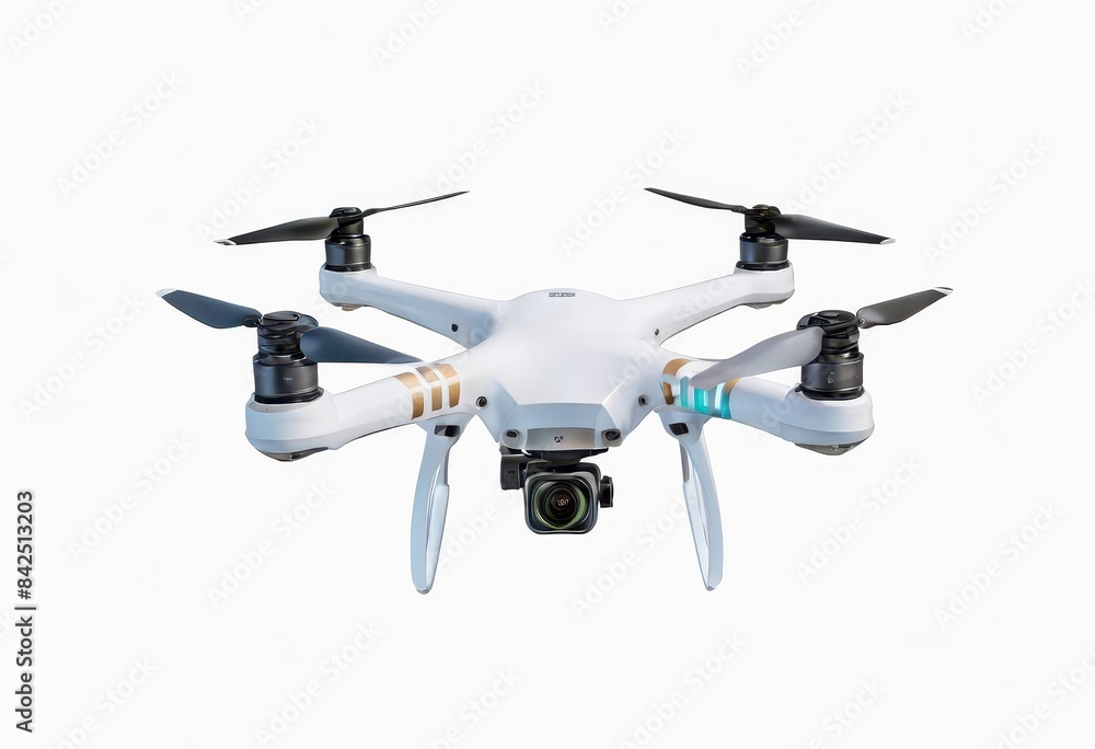 a white and black remote controlled flying device a white and black remote controlled flying device
