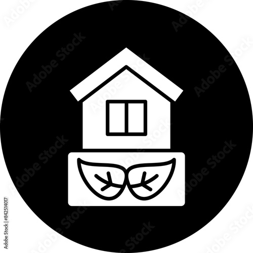 Vector Design Eco House Icon Style