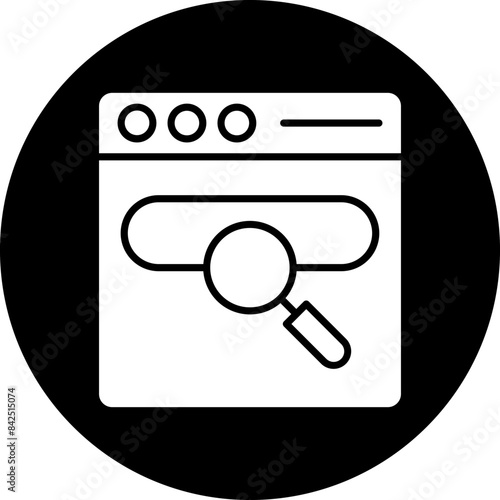 Vector Design Search Engine Icon Style