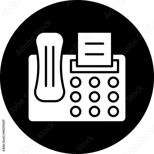 Vector Design Fax Icon Style