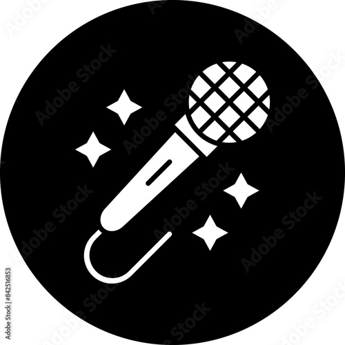 Vector Design Karaoke Icon Style