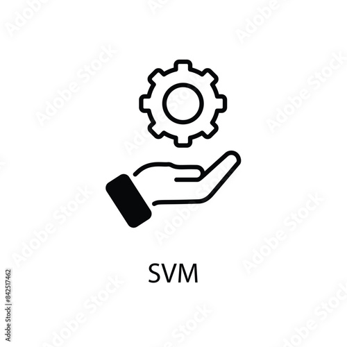 SVM vector icon