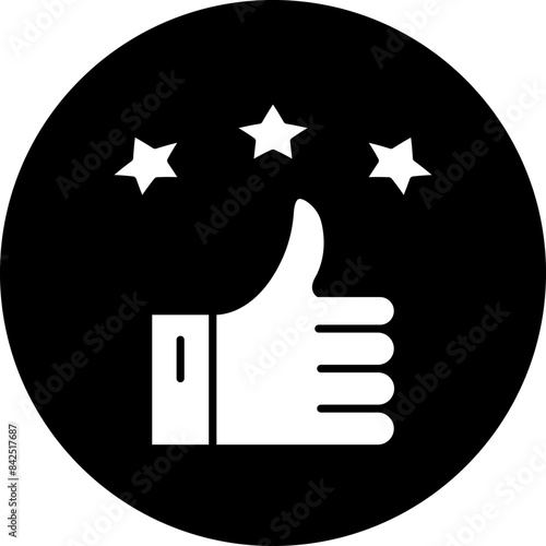 Vector Design Satisfaction Icon Style