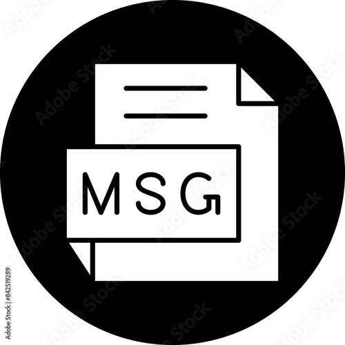 Vector Design MSG Icon Style