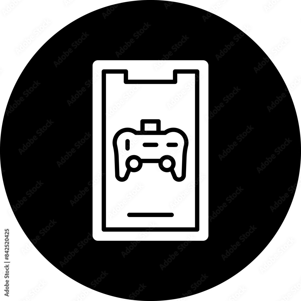 Vector Design Mobile Game Icon Style