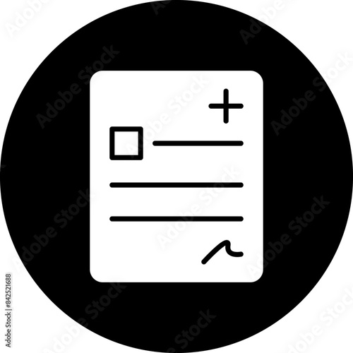 Vector Design Medical History Icon Style