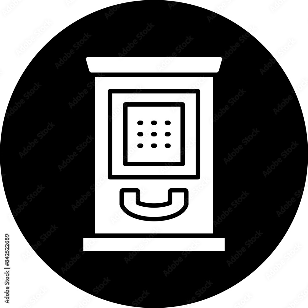 Vector Design Phone Booth Icon Style Vector Design Phone Booth Icon Style