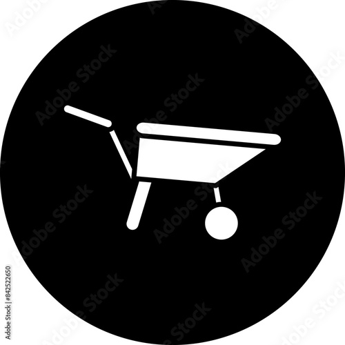 Vector Design Wheelbarrow Icon Style