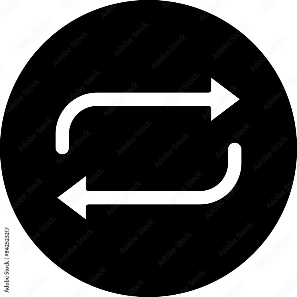 Vector Design Repeat Icon Style Vector Design Repeat Icon Style